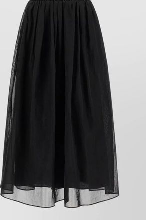 Brunello Cucinelli cotton organza maxi skirt