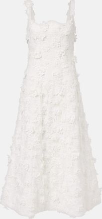 LEO LIN Abito da cocktail Odette in pizzo con applicazioni floreali