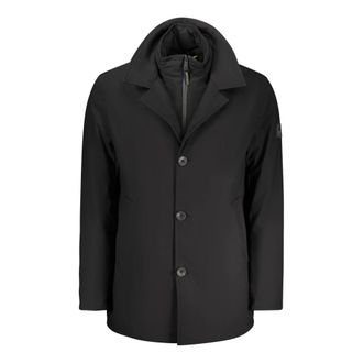 North Sails Jassen, Heren, Zwart, S, Polyester, Long-Sleeved Trench Jacket