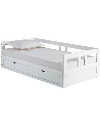 Alaterre Melody Twin to King Extendable Day Bed with Storage