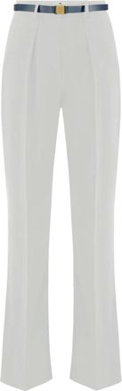 Elisabetta Franchi Donna, Pantaloni, Bianco, S, new
