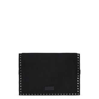 Valentino Garavani Canvas Flat Clutch