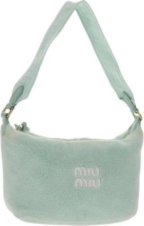 Miu Miu Pre-owned Shoulder Bags, female, Blue, Size: ONE SIZE Pre-owned Metal Shoulder Bag