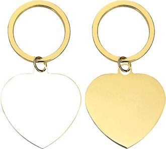 Generic Personalised Photo Keyring Custom Keychain Laser Engraved Custom Made Photo/Text Keychain with Tag Double Sided Keyring Gift for Valentines Mothers Fa