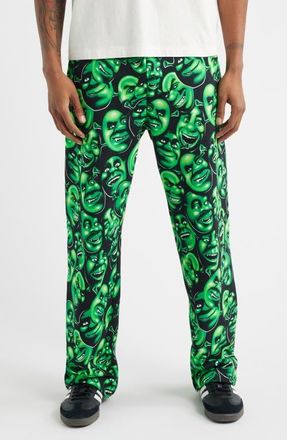 Market x Shrek Print Sweatpants in Green Multi at Nordstrom, Size X-Large