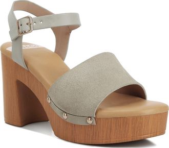 Rag & Co. Daniela Platform Sandal in Beige at Nordstrom Rack, Size 10