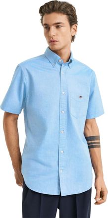 GANT Heren Regular Korte Mouw Oxford Overhemd