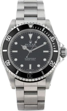 Rolex 2002 pre-owned Submariner 40mm - unisex - Steel - One Size - Black