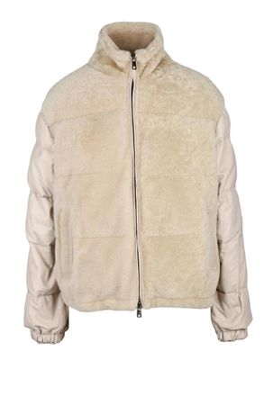 Giorgio Brato Leather Jacket - Beige