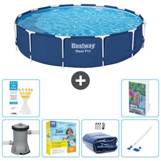 Bestway Piscina Bestway Steel Pro Redonda - 396x84 Cm - 7-piezas S196