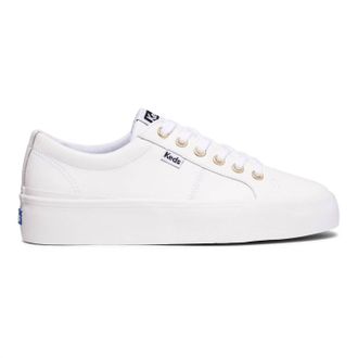 Keds Womens Jump Kick Duo Sneaker Shoe In White