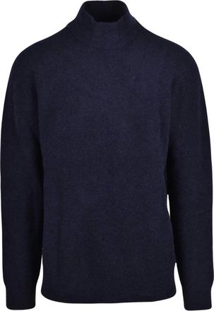 Roberto Collina Dolcevita - - Knitwear - Uomo - Blu - L