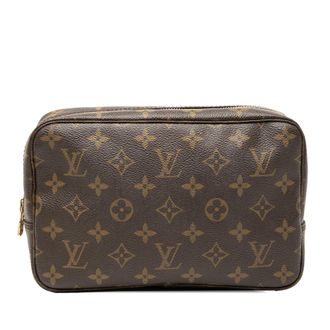 Louis Vuitton Coated Canvas Monogram Trousse Toilette 23
