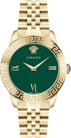 Versace Greca Signature Watch - Dames - Horloges - Geel - ONE Size - Accessoires