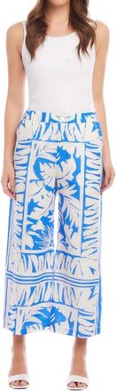 Fifteen Twenty Rylie Cropped Pant In Print