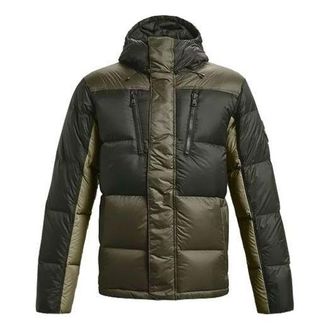 Under Armour ColdGear Infrared Down Blocked Jacket Black Olive 1364895-310