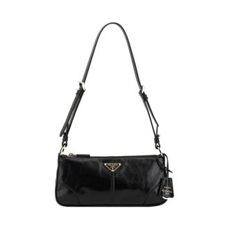 Prada Shoulder Bags, female, Black, Size: ONE SIZE 2002 Re-Edition Shoulder Bag