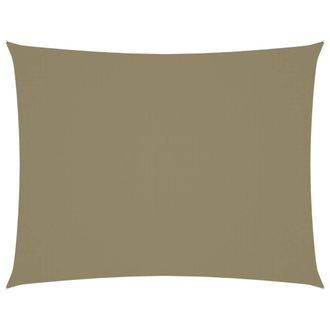 Berkfield Home Sunshade Sail Oxford Fabric Rectangular 5x7 m Beige