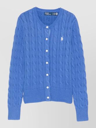 Polo Ralph Lauren cable knit crew neck cotton cardigan