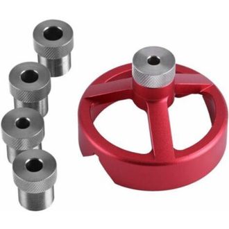 OEM Gu&iacute;a De Brocas 6/7/8/9/10 Mm, Herramienta De Trabajo Para Madera De Centrado, Juego De Fijaciones Para Perforaci&oacute;n Vertical (rojo)
