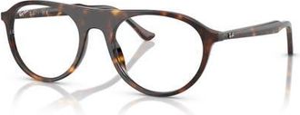 Ray-Ban 51mm Square optical glasses in Tortoise at Nordstrom