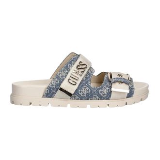 Guess Schoenen, Dames, Veelkleurig, 40 EU, Denim, Faxona 2 Slider
