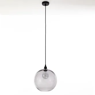 Oresteluchetta L&aacute;mpara Colgante De Vidrio Ahumado &Oslash;30 Cm Dise&ntilde;o Moderno Yuna