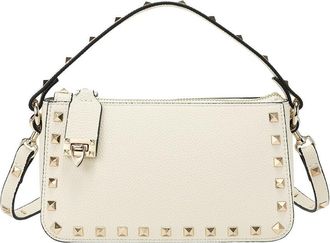 Tiffany & Fred Metallic Studded Convertible Shoulder Bag