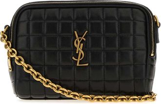 Saint Laurent Black Leather Crossbody Bag