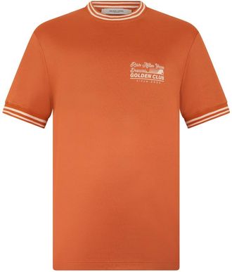 Golden Goose Orange Crew Neck T-Shirt