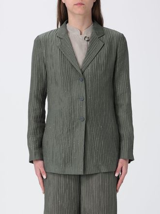 Emporio Armani Blazer in creponne plisse lurex Emporio Armani