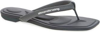 Alexander Wang Jenna Tubular Strap Flip Flop in Grey at Nordstrom, Size 36