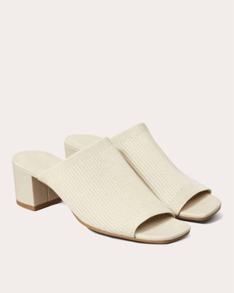 Everlane Womens Glove Reknit Mule Shoes In Bone