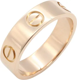 Cartier Gold Pink Gold (18K) Band Ring (Pre-Owned)