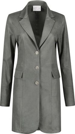 Hart by Helena Hart Lange Army Rider Blazer Jas - Dames - Blazers - Groen - XS - Jassen