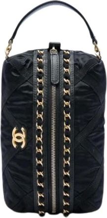 Chanel Pre-owned Nylon Pouch - Pre-owned - Mujer - Negro - ONE SIZE