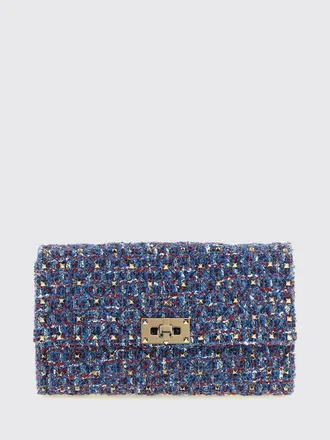 Valentino Garavani Mini borsa a mano Rockstud Spike in tweed con ricami