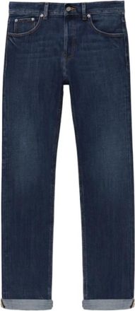 Dondup Blauwe Jeans Regular Fit Schone Donkere Wassing - Heren - Slim Fit Jeans - Blauw - W38 - Denim - Jeans