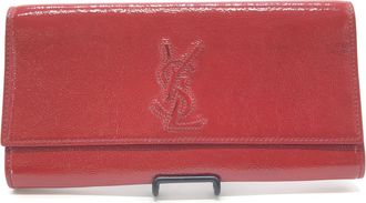Saint Laurent Red Patent Leather Clutch Womens Bag (Pre-Owned)