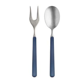 Mepra Fantasia Pewter Serving Set - 2 Pieces in Cobalt at Nordstrom