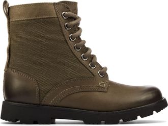 Clarks Boys Heath Chard Ankle Boot, Khaki Leather, 11.5 UK Child