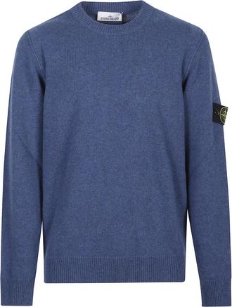 Stone Island Heren, Truien, Blauw, Maat: M Wol