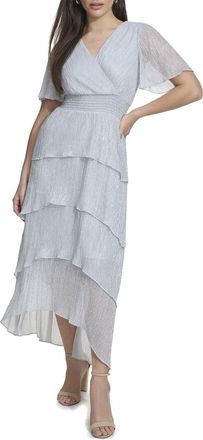 Kensie Shimmer Knit Midi Dress