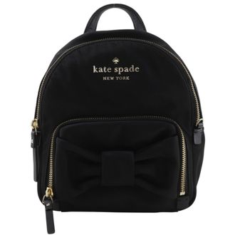 Kate Spade New York Black Nylon Backpack (Pre-Owned)