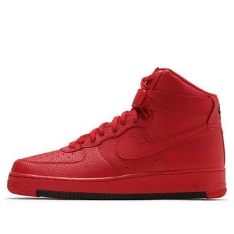 Nike Air Force 1 High University Red Black AO2440-600