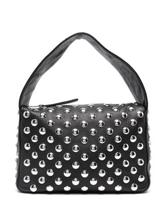 Khaite Elena Shoulder Bag w/ Silver Studs