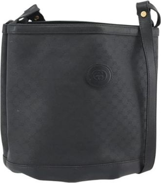 Gucci Pre-owned Vintage Schoudertas - unisex - Vintage Schoudertas - Zwart - ONE Size - Leer - Vintage
