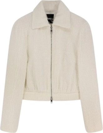 HUGO BOSS Jassen, Dames, Beige, L, Wol, Jocalen Jacket