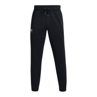 Under Armour Icon Fleece-joggingbroek met taps toelopende pijpen voor heren (Zwart)