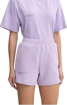 PANGAIA Logo Shorts - Dames - Bermuda - Paars - XS - Katoen - Korte Broeken